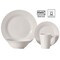 Spin Wash Dinnerware Dish Set | Mugs, Salad and Dinner Plates and Bowls Sets, High Quality Dishes with Highly Chip and Crack Resistant, Dishwasher and Microwave Safe